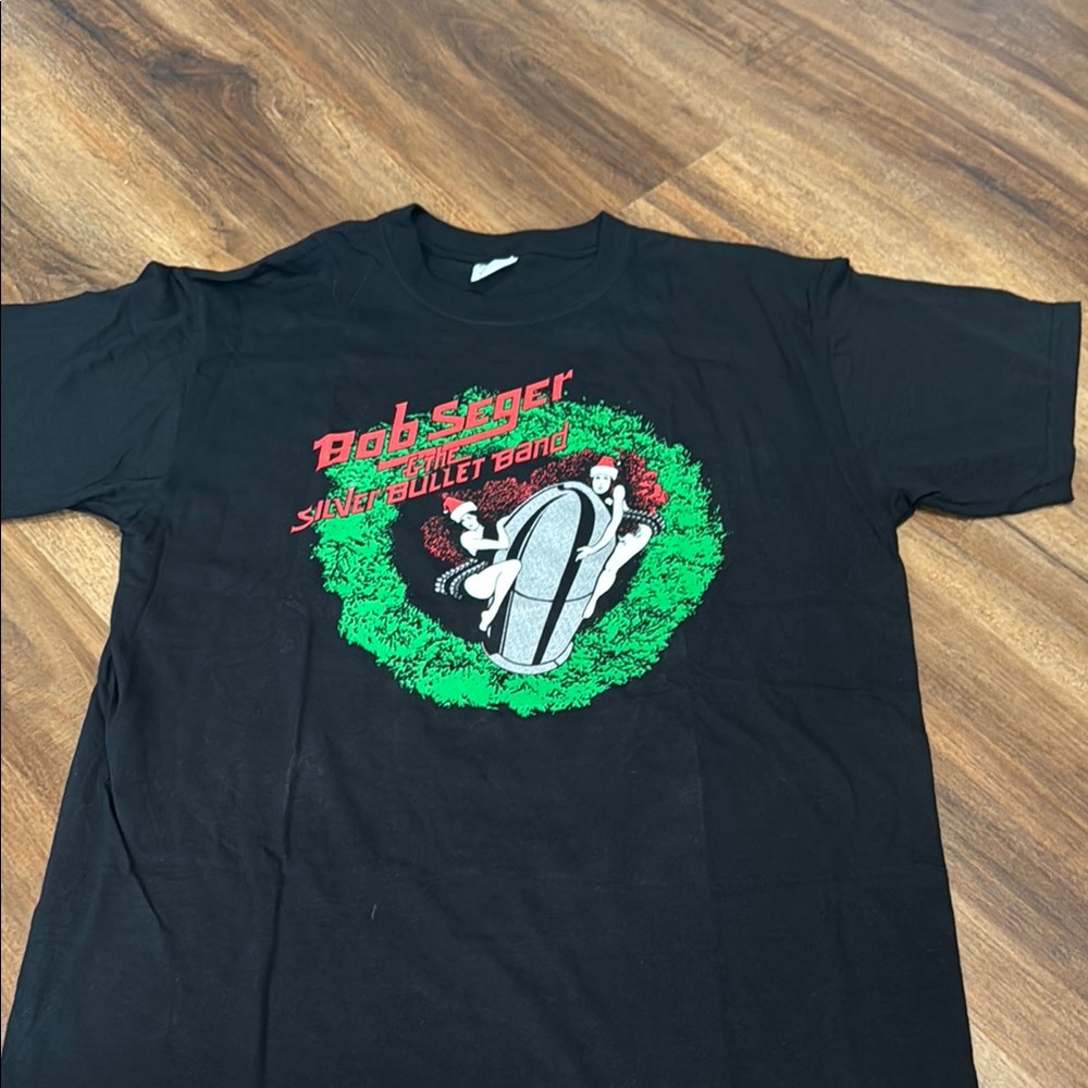 Anvil Black Bob Seger Graphic Tee